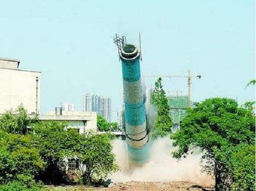 嘉興煙囪拆除-嘉興廢棄煙囪爆破拆除