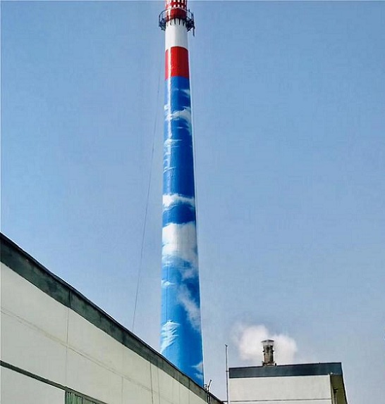 烏海煙囪美化裝飾 承接煙囪美化